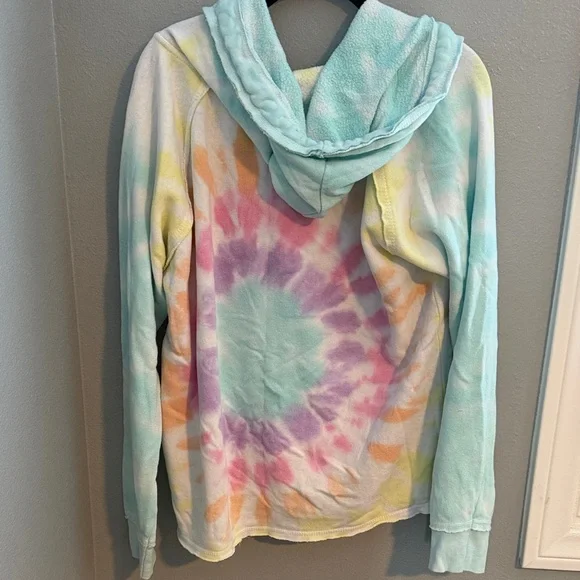 Ocean Drive Multicolor Tie-Dye Hoodie, size L - Picture 4 of 4